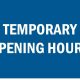 Brides of Scotland Temporary Opening Hours