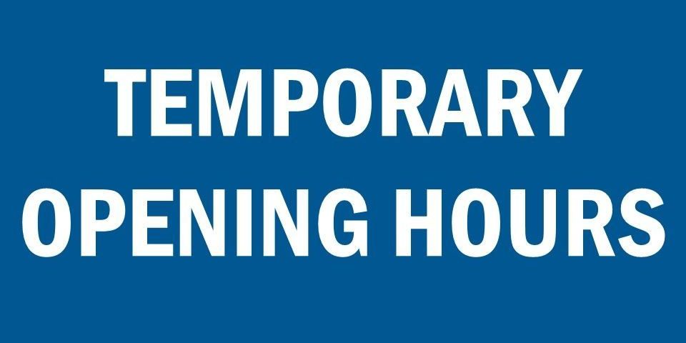 Brides of Scotland Temporary Opening Hours